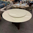 modern round dining table With Lazy Susan
