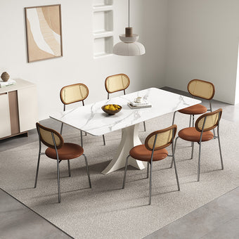 White Marble Dining Table