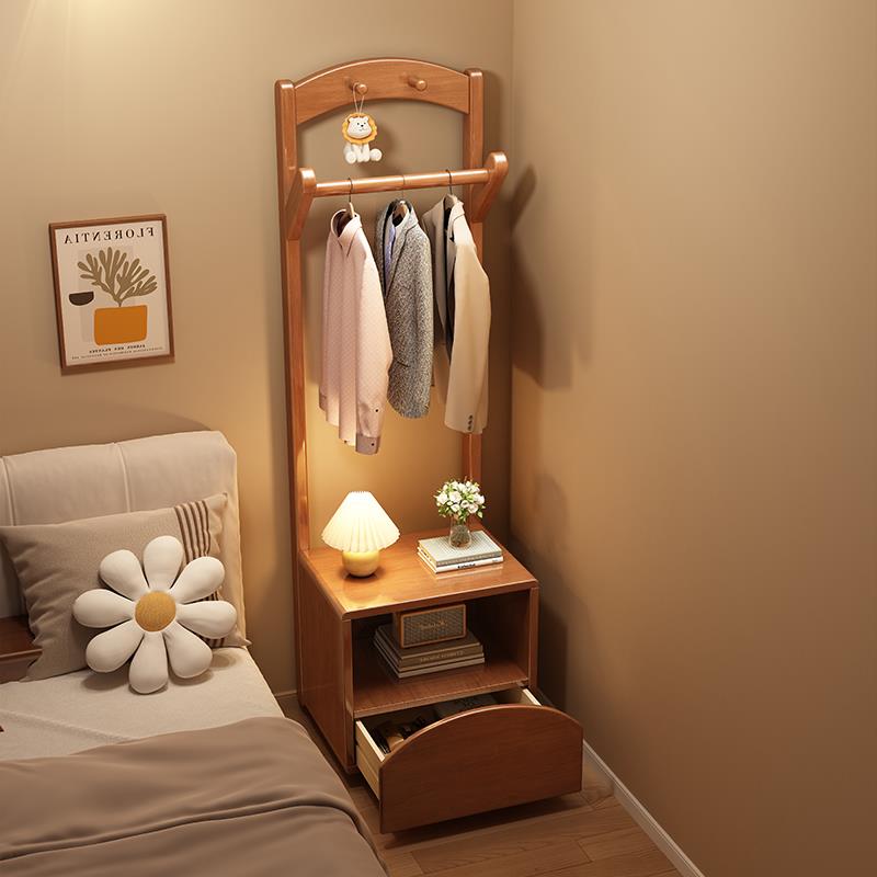 Pre Sale Curved Vintage-Colored Coat Rack with Shoe Stool – Peachpod ...