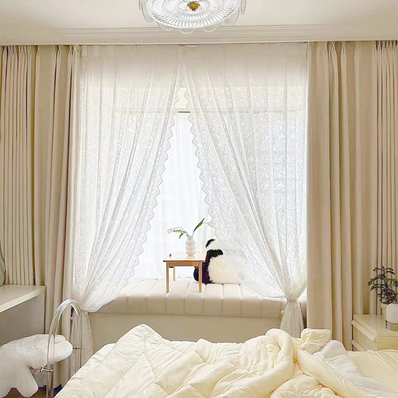 Cashmere-Blend Chenille Jacquard Curtains