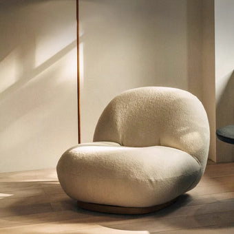 Modern White Swivel Sydney Chair
