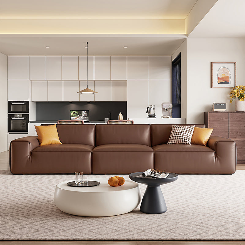 Pre Sale Vintage Brown Genuine Leather Sofa