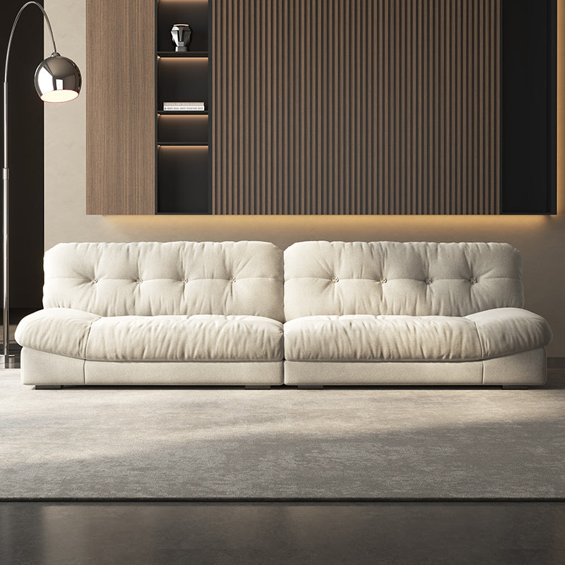 Suede Cloud Sofa Three Seat