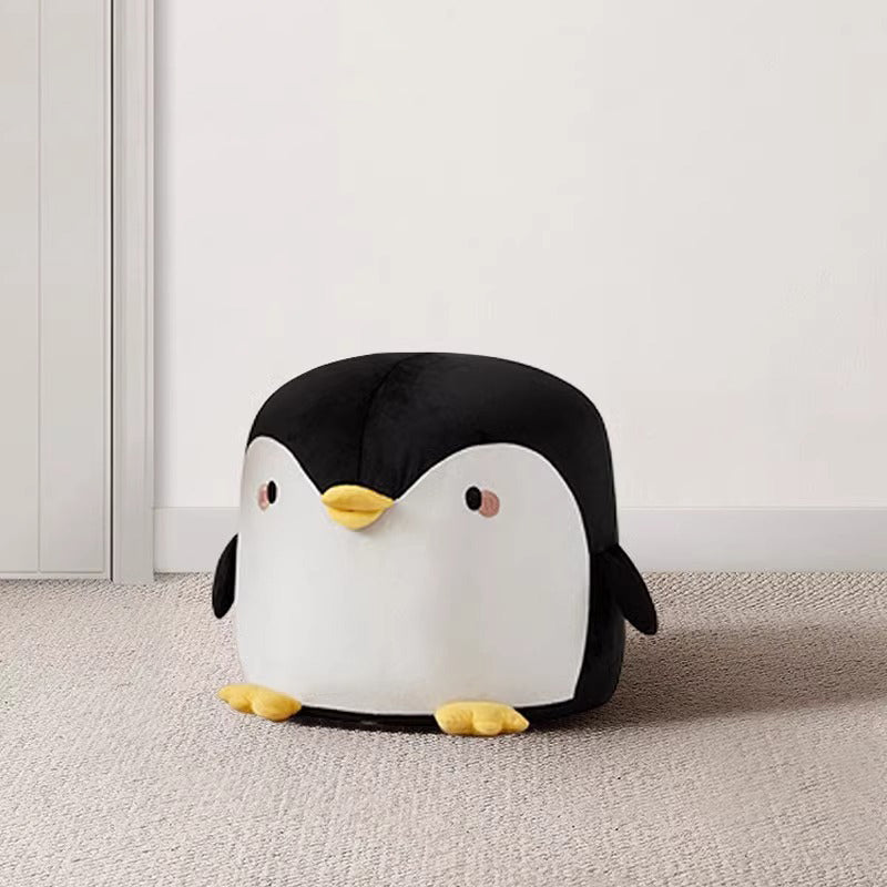 Black & White/Small Low Stool/Home/Animal/Shoe Stool