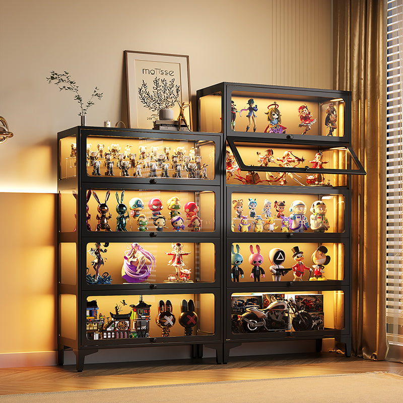 White Steel Frame Multi-Tier Shelving Unit