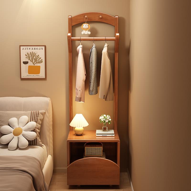 Pre Sale Curved Vintage-Colored Coat Rack with Shoe Stool – Peachpod ...