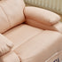 Cream Almond Manual Reclining Executive Lounge Chair