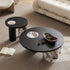 Pre Sale Black Solid Wood Nesting Coffee Tables