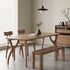 Pre Sale Walnut-stained Dining Table/ Ash Wood /160/180