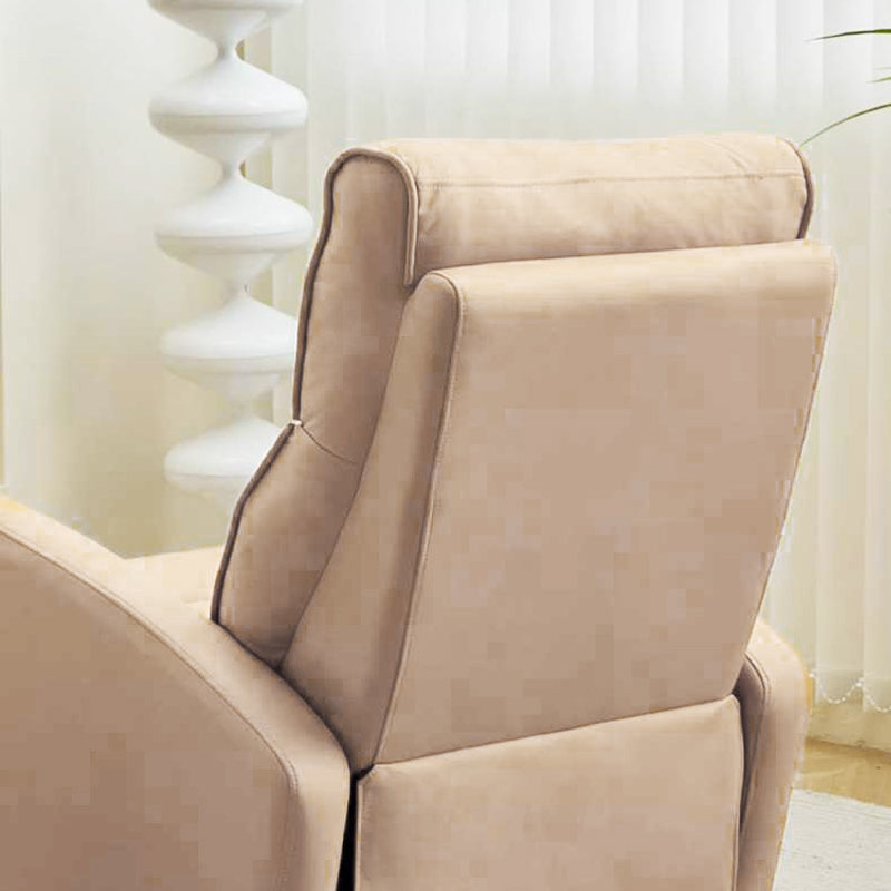Cream Almond Manual Reclining Executive Lounge Chair