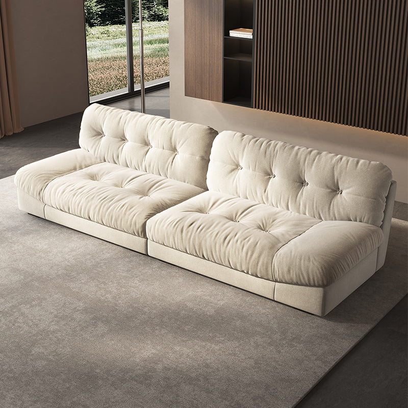 Suede Cloud Sofa Three Seat