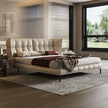 Beige Shizeng Cowhide Muscle Bed