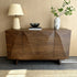 Walnut-Finish Solid Wood Sideboard