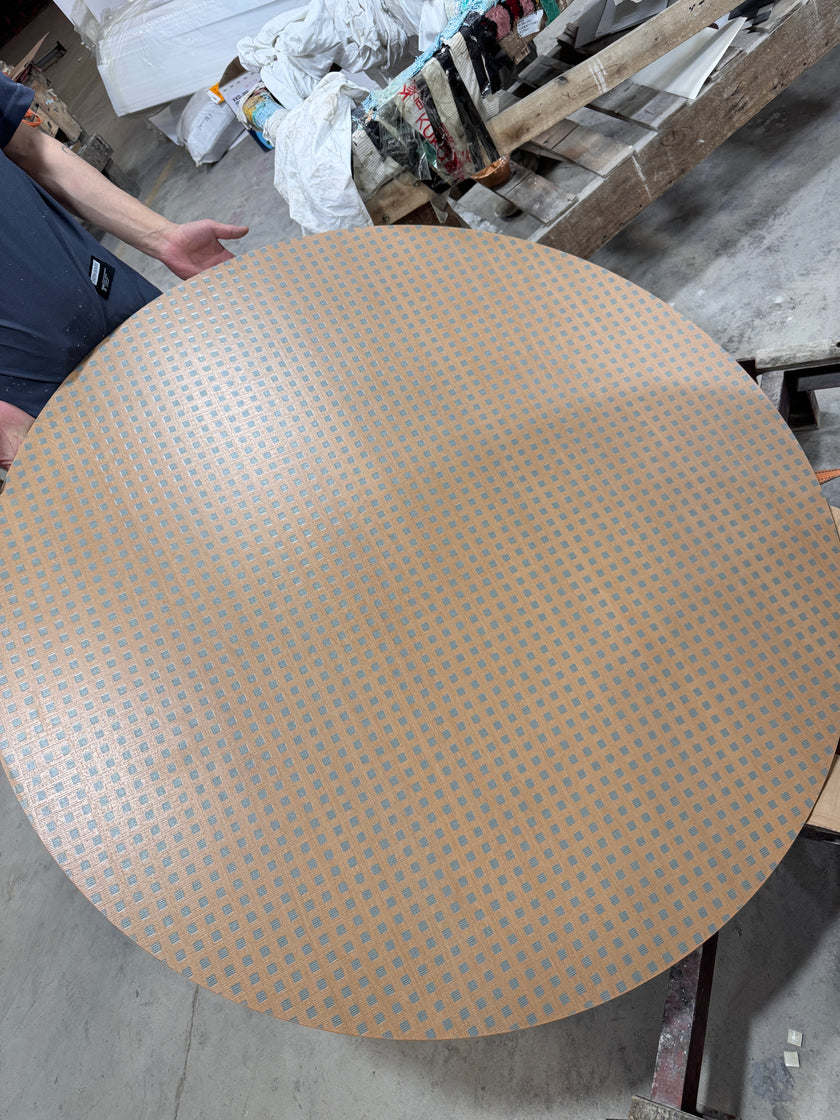Carly Sintered Stone Starry Round Dining Table
