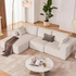 Pre Sale Modular Off-White L-Shaped Chaise Compression Sofa