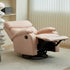 Cream Almond Manual Reclining Executive Lounge Chair