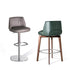 Swivel Bar Stool in Walnut Wood Green/Blue/Coffee/White