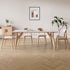 Shiny Snowy Mountain White Rock Bird Dining Table