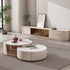 Pre Sale Glacier White Marble Nesting Coffee Table Set
