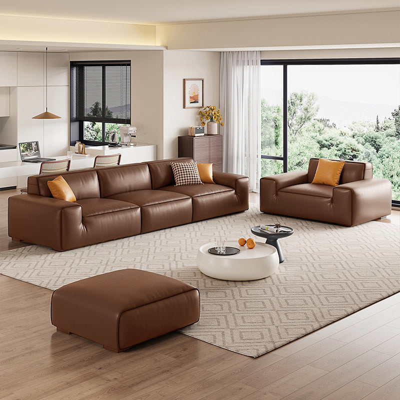 Pre Sale Vintage Brown Genuine Leather Sofa