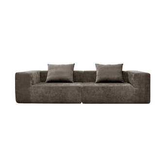 Pre Sale Chenille Straight Row Compression Sofa