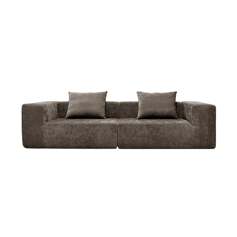 Pre Sale Chenille Straight Row Compression Sofa