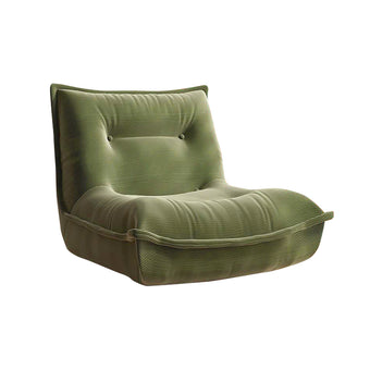 Pre Sale Green Corduroy Comfort Single Leisure Chair