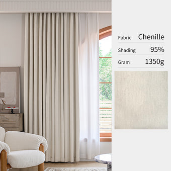 Double-Sided Chenille Curtains