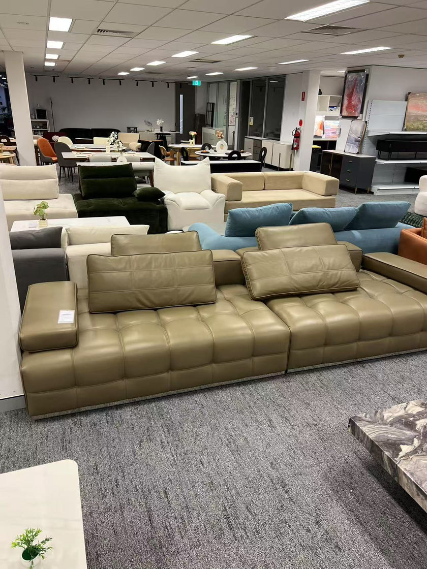 Genuine Leather Lawrence Sofa