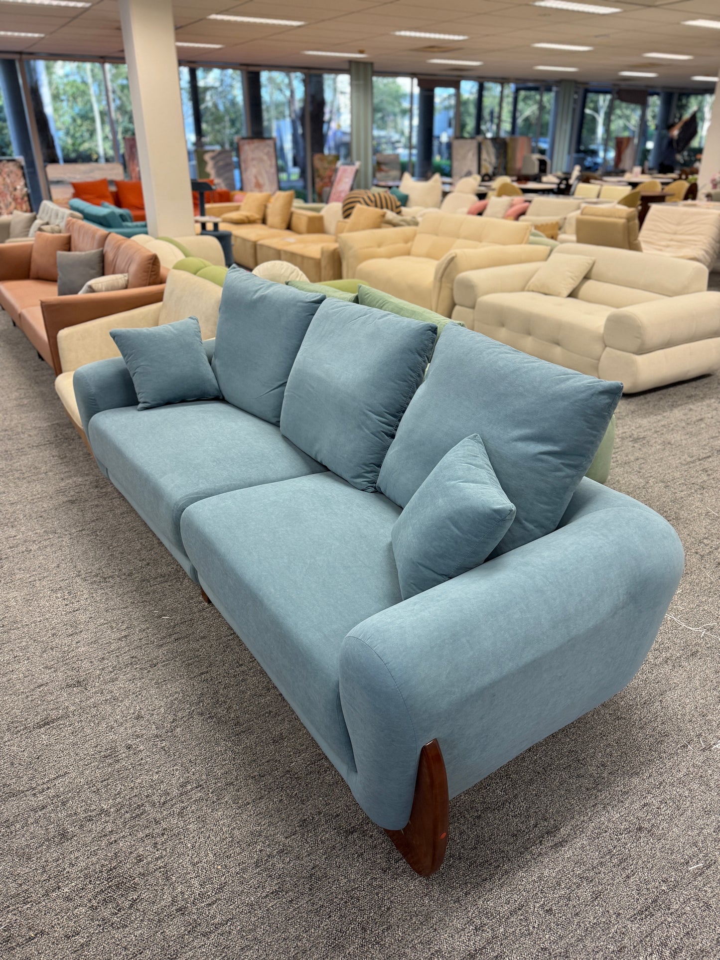 Suede Fabric Sofa Two-seater Sofa | Three-seater Sofa/180/240