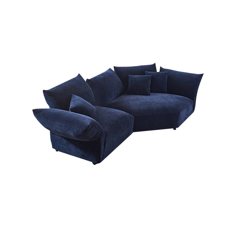 Chenille Corner Sofa Modular Sofa Petal Corner Sofa