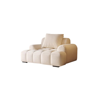 Suede Puff Sofa Two-seater Sofa