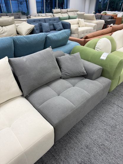 Suede Puff Sofa Three-seater Sofa/240