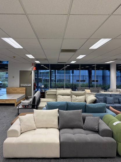 Suede Puff Sofa Three-seater Sofa/240