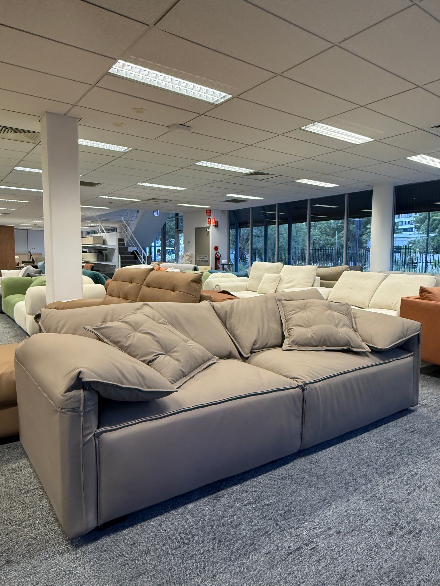 Genuine Leather Elephant Ear Sofa