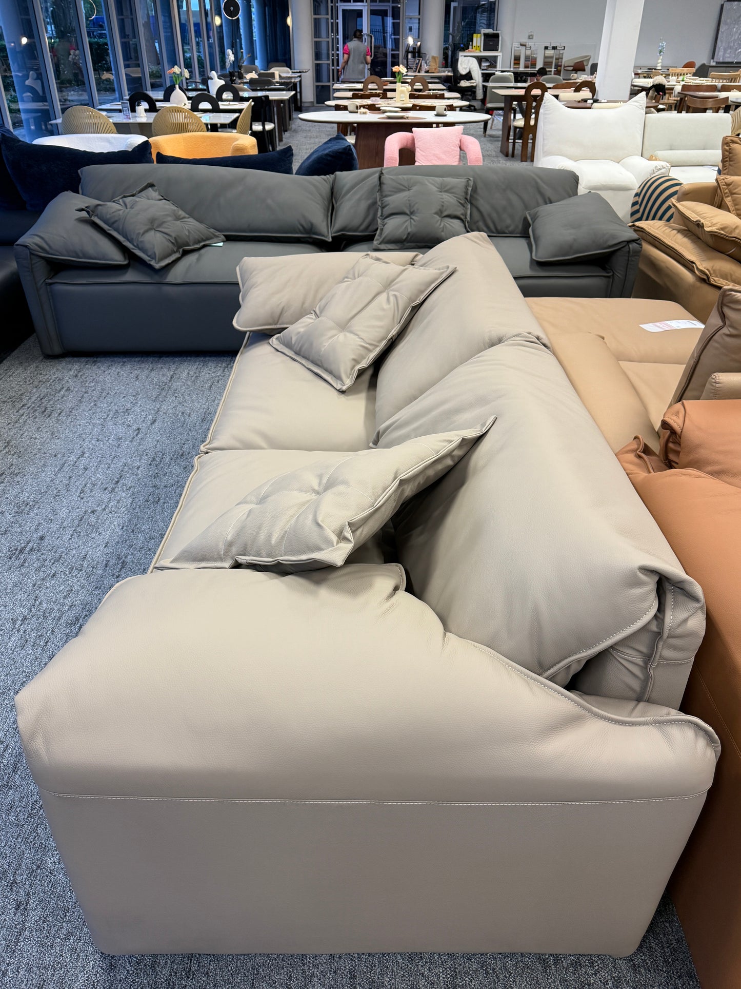 Genuine Leather Elephant Ear Sofa