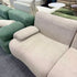 Bamboo-Jacquard Plush Two-Armed Three-Seater Compression Sofa