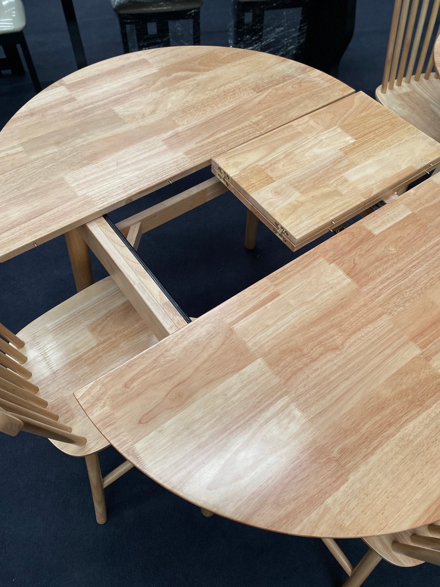 Natural Wood/Expandable/Dining Table/100cm