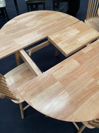 Natural Wood/Expandable/Dining Table/100cm