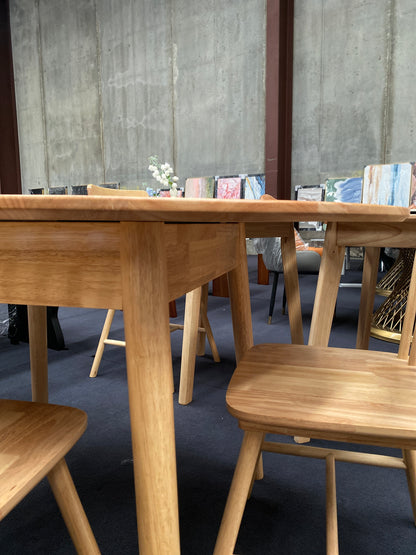 Natural Wood/Expandable/Dining Table/100cm
