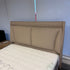 Nordic Light Khaki Genuine Leather Bed/153/183