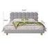 White/Pink/ Khaki/GreySolid Wood/Bed/7-Grid/153/183