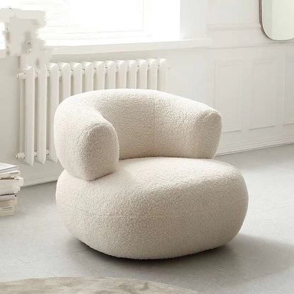 White/Green/Yellow/Pink/Grey Lamb Fleece/Casual Lounge Chair