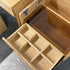 Natural Wood Color Flip-Top Dressing Table