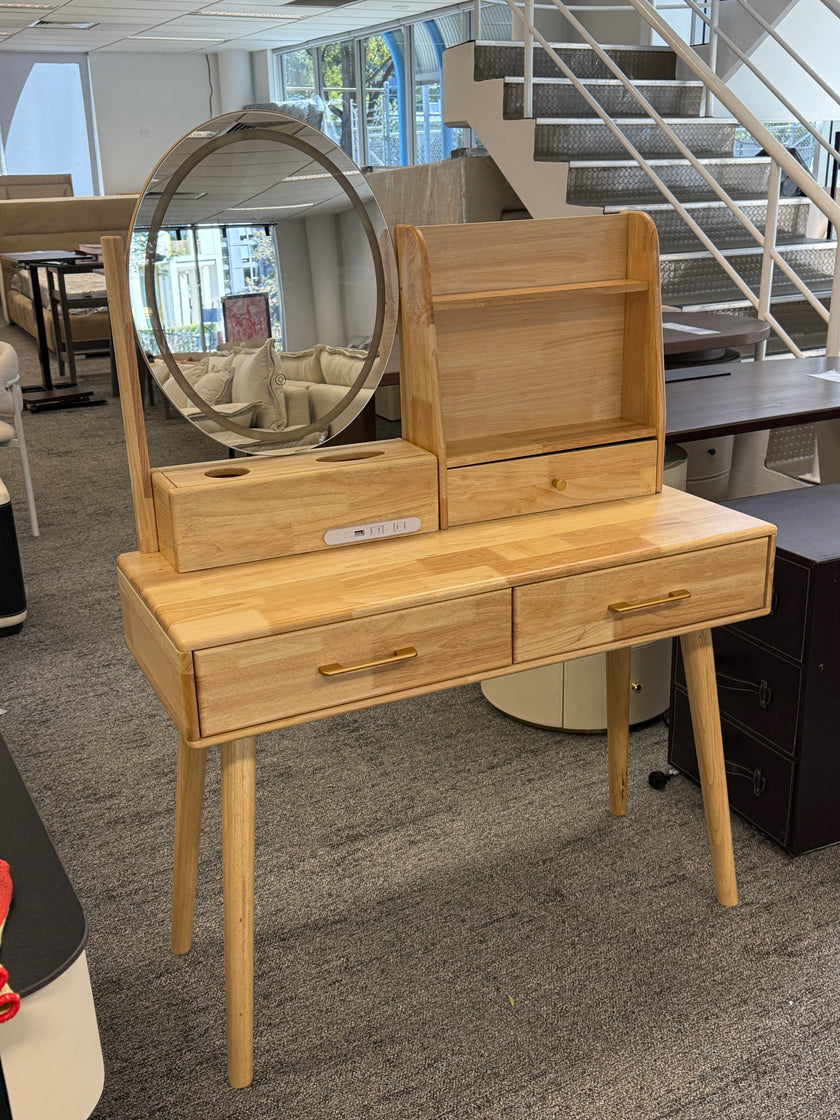Natural Wood Solid Wood Dressing Table