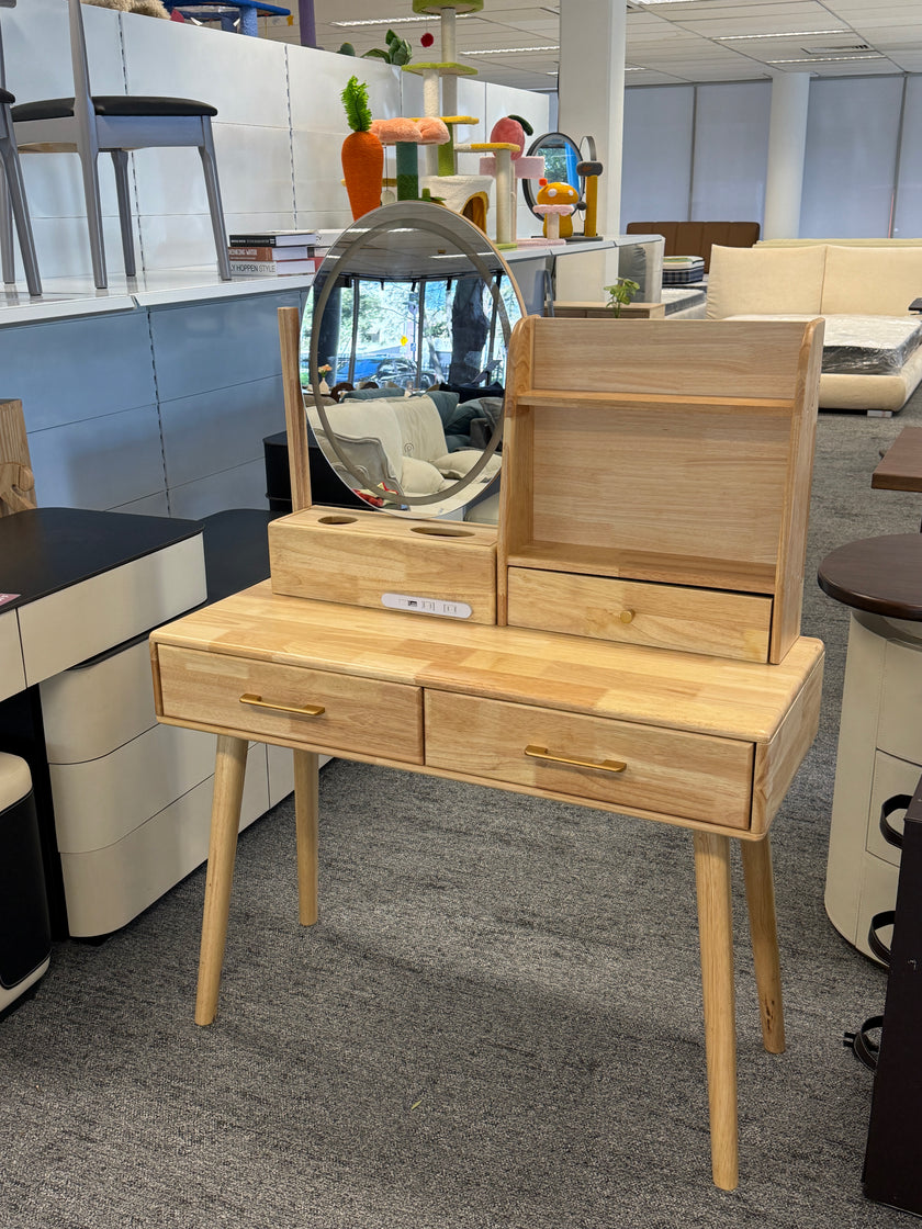 Natural Wood Solid Wood Dressing Table