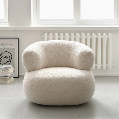 White/Green/Yellow/Pink/Grey Lamb Fleece/Casual Lounge Chair