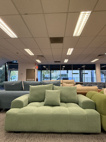 Pre Sale Suede Puff Sofa Two-seater Sofa