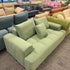 Suede Puff Sofa Two-seater Sofa
