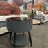 Black Tempered Glass/Countertop/Iron High Cabinet/Bedside Table